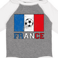 thumbnail image 4 of Inktastic French Soccer Boys or Girls Long Sleeve Baby Bodysuit, 4 of 5