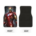 thumbnail image 2 of 4 Pieces Car Floor Mat Set Iron Man Protection Full Sets Universal Fit for SUV Sedans Vans Trucks, 2 of 7