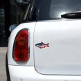 thumbnail image 5 of 1PC American Flag Fishing Decal, Cartoon Pattern Vinyl Sticker for Car, Van, Truck, Wall, Laptop, Door, Window - Rear Placement, Plastic Surface Recommendation, Single Use, Animal Theme, Irregular Sha, 5 of 5
