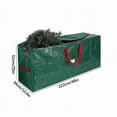 thumbnail image 3 of Christmas Tree Storage Bag 1 Pcs - Fits Up to 4ft Artificial Xmas Trees, Heavy-Duty Xmas Holiday Decor Organizer Duffel with Reinforced Handles, Dual Zippers, Tear-Proof Material, 3 of 4