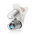 thumbnail image 2 of 60X Zoom Clip-On LED Pocket Microscope - Jeweler Magnifier Glass Loupe 2 of 5