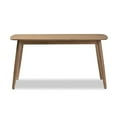 thumbnail image 2 of Baxton Studio Edna Mid-Century Modern French "Oak" Light Brown Finishing Wood Dining Table, 2 of 6