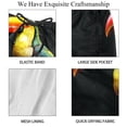 thumbnail image 4 of luoweisi Men's Beach Shorts Quick Dry Swim Trunks with Mesh Lining Toucan 2XL, 4 of 5