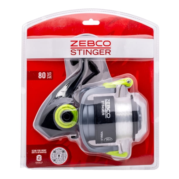 Zebco Stinger Spinning Fishing Reel, Size 80, 4.1:1 Gear Ratio, 1+