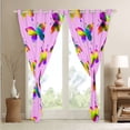 thumbnail image 4 of Erosebridal Butterfly Blackout Curtains Women,Rainbow Butterfly Curtains & Drapes,Glitter Gradient Tie Dye Window Curtains,Abstract Butterflies Window Treatments, 4 of 6
