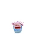thumbnail image 4 of Lilo and Stitch Toddler Girls' 3D Character Slippers with Back Strap, 4 of 5