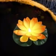 thumbnail image 6 of HHGBAD Water Sensing LED Lotus Pool Lamp - Floating Solar Lantern for Garden, Pool Party & Diwali Decorations - Realistic Flower Design with Color-Changing Lights, 6 of 6