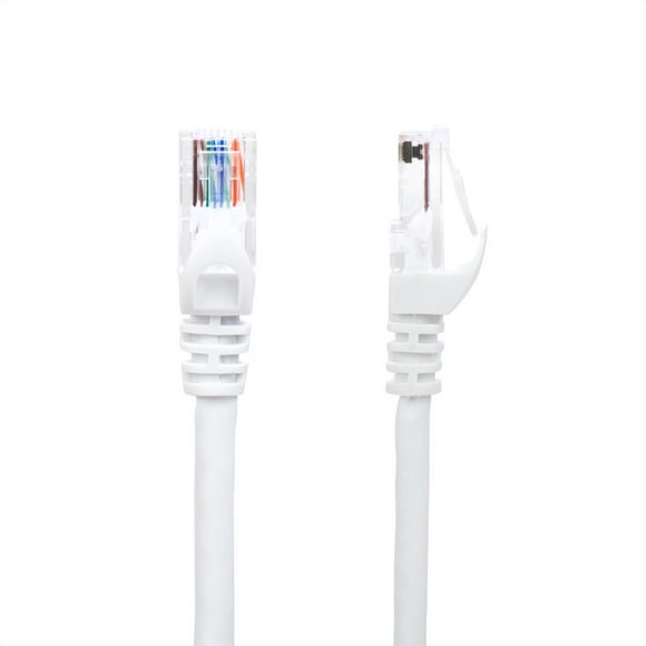 PrimeCables Cat6 550MHz UTP RJ45 Ethernet Bare Copper Network Cable (White)
