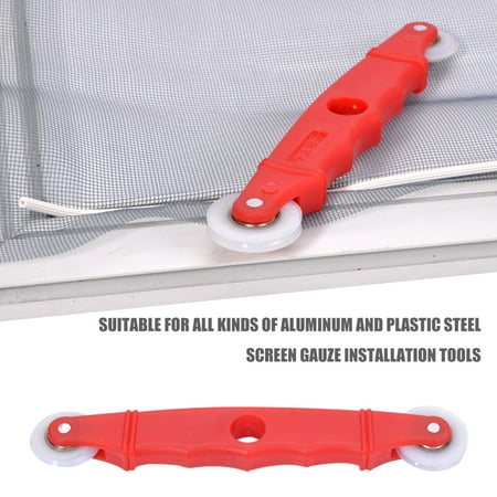 

huoge Screen Rolling Tool with Nylon Wheels for Installing Window and Door Screens