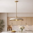 thumbnail image 3 of 48167LCB-LTP Hinkley Lighting Sadie - 12W 1 LED Pendant-6.25 Inch Tall and 18 Inch Wide-Lacquered Brass Finish, 3 of 11