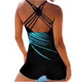 thumbnail image 3 of Women Swimsuit Tankini Set Bathing Suit Tank Shorts Swimwear, 3 of 4