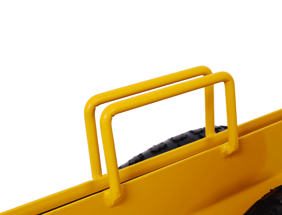 Heavy Duty Panel Dolly 600LB Capacity 10" Wheels Yellow
