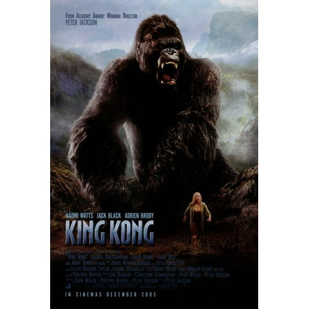 King Kong 2005 27x40 Movie Poster Walmart Com