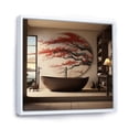 thumbnail image 2 of Designart "Japon Art Bathroom Ceremony V" Bath & Laundry Floater Framed Wall Art Living Room, 2 of 7