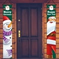 thumbnail image 1 of Cartel de Navidad Colco decoraciones bandera colgante para puerta delantera patio jardín exterior Estilo A, 1 of 8