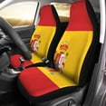 thumbnail image 2 of KXMDXA Set of 2 Car Seat Covers Spanish Spain Barcelona Madrid Universal Auto Front Seats Protector Fits for Car,SUV Sedan,Truck, 2 of 5
