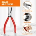 thumbnail image 5 of Ikoopy Glass Cutting Kit Practical Glass Cutter Tool Kit with Running Pliers Breaking Pliers Oil Dripper Tool Bag for Tile Mirror Stone DIY Project, 5 of 13