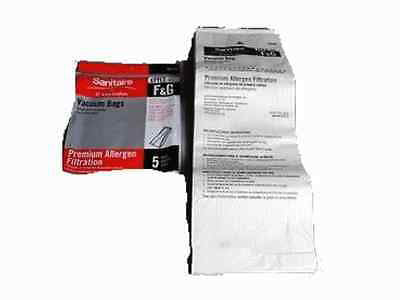 63271 1 Pack of 5 Sanitaire Eureka Vacuum Bags Style F&G Allergen Filtration 