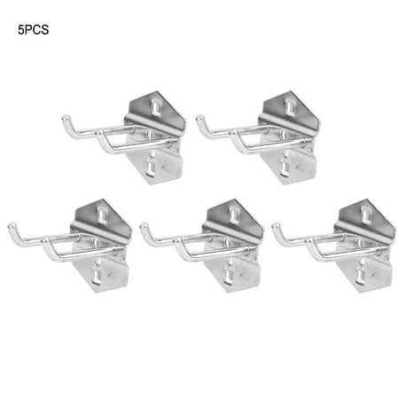 

5PCS Hardware Tool Storage Rack Pegboard Hook Wall Mounted Garage Tool Storage Stand(50x￠6mm )