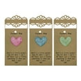 thumbnail image 2 of token de corazón de 3 ,  Valentín Suministros , D D Colco Tarjetas de felicitación, 2 of 8