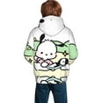 thumbnail image 5 of Sanrio Pochacco Kids' Hoodie 3d Print Sweatshirt Soft Pullover Hooded With Big Pockets Fans Gifts For Boys Or Girls Small, 5 of 7