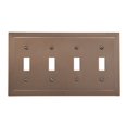 thumbnail image 1 of Amerelle Steps Placa de pared de metal fundido con palanca cuádruple en bronce envejecido, 1 of 1