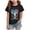 Black, variant on Girls 4th of July Shirts American Flag Tees Kids Patriotic Independence Day Memorial Day Tops(Sky Blue,1-2 Y)