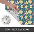 thumbnail image 6 of Pofeuu Eggs Toast Bacon And Arugula Print Flannel Doormats Rug16"x24"Rug Washable Doormats Indoor Outdoor Rugs for Layered Front Door Mats, Porch, Kitchen, Entryway, 6 of 7