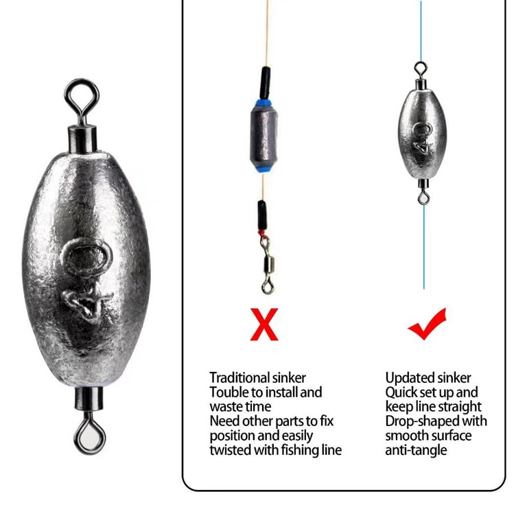 Fishing Sinker Removable Anti-hanging Bottom Classic Fishing