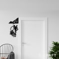 thumbnail image 4 of C-CRAFT Hanging French Bulldog Metal Decorative Door Corner 8 inch For Home & Office Decor, 4 of 4