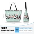 thumbnail image 4 of Balery Cute Panda Beach Travel Bag - Water-Resistant, Large Capacity Lightweight Tote with 7 Pockets for Women and Men - Perfect for Beach, Pool, Gym, and Travel, 4 of 7