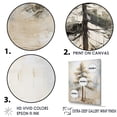 thumbnail image 3 of Designart "Zen Pine In Beige Scene I" Tree Pine Floater Framed Wall Art Prints, 3 of 5