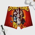 thumbnail image 3 of Looney Tunes Cartoons Mens Boxer Briefs Active Stretch Breathable Underwear, Comfortable Gym Boxer Briefs, 3 of 7