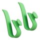 thumbnail image 5 of 2 ganchos para llaves para bolsos, tazas multiusos, llaveros portátiles, sombreros, clips para llaves para monederos. Verde, 5 of 7