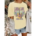 thumbnail image 5 of XCHQRTI Country Music Women T-Shirt Raised on 90s Vintage Graphic Tshirt Casual Guitar Shirts, 5 of 7