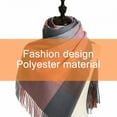 thumbnail image 4 of Fashion Long Shawl Big Grid Winter Warm Lattice Large Scarf, 4 of 5