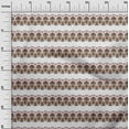 thumbnail image 3 of oneOone Cotton Cambric Brown Fabric African Sewing Material Print Fabric By The Yard 42 Inch Wide, 3 of 4