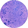 thumbnail image 1 of Ahgly Company Machine Washable Indoor Round Transitional Aztech Purple Area Rugs, 7' Round, 1 of 7