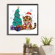thumbnail image 1 of Cuadros Decorativos Pintura de diamante 5D DIY taladro redondo completo árbol de Navidad y tigre decoración del hogar DQrwqpou embutido en tela, 1 of 7