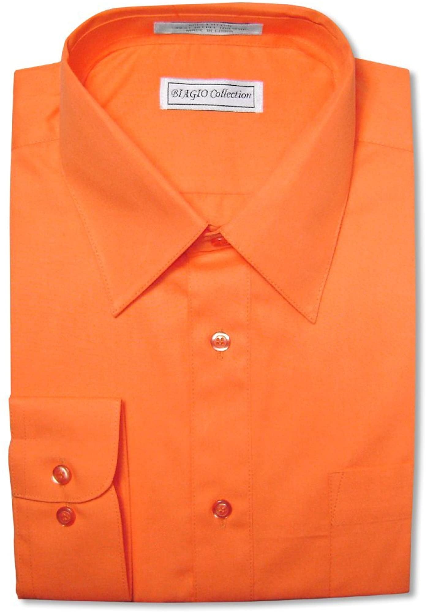 burnt orange dress shirt mens