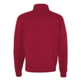 thumbnail image 2 of Jerzees Men's NuBlend 1/4-Zip Cadet Collar Sweatshirt. 995M, 2 of 4
