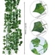 thumbnail image 2 of Guirnalda de hojas de plantas de hiedra de vid colgante de hojas de hiedra falsas de flores artificiales de 90 " UHUSE  Hojas de hiedra artificial, 2 of 8