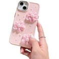thumbnail image 7 of 3D Pearl Flower Candy Color Plated Camera Lens Protector Soft  for iPhone Case (Black,iPhone 13 Pro Max), 7 of 7