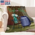 thumbnail image 3 of Lloyd de las Moscas anti-pilling, suave, ligera, esponjosa y acogedora de lujo para hogar y cocina – Perfecta para niños y adultos,110X70cm, 3 of 6