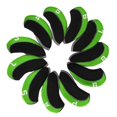 thumbnail image 1 of Fundas para palos de golf, fundas para cabezas de palos de golf con números grandes, juego de fundas de neopreno para palos de golf, 11 fundas para palos de golf que se adaptan a la mayoría de los p, 1 of 5