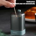 thumbnail image 3 of Simyoung Pop-up Toothpick Holder, Semi-Automatic Toothpick Dispenser, Toothpick Storage Box ABS Blue, 3 of 5