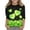 Multicolor, variant on BaoFuBaoMei Funny Graphic Tees Boys Girls St Patricks Day Heart Long Sleeve Pullover Shirt Slim Crew Neck Fall Clothing for Irish Festival Themed Party