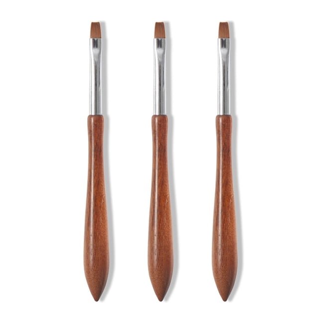 Bienvenido Nail Art Brush Sándalo Pluma Cepillo de uñas Adecuado para herramientas de manicura Nail Art