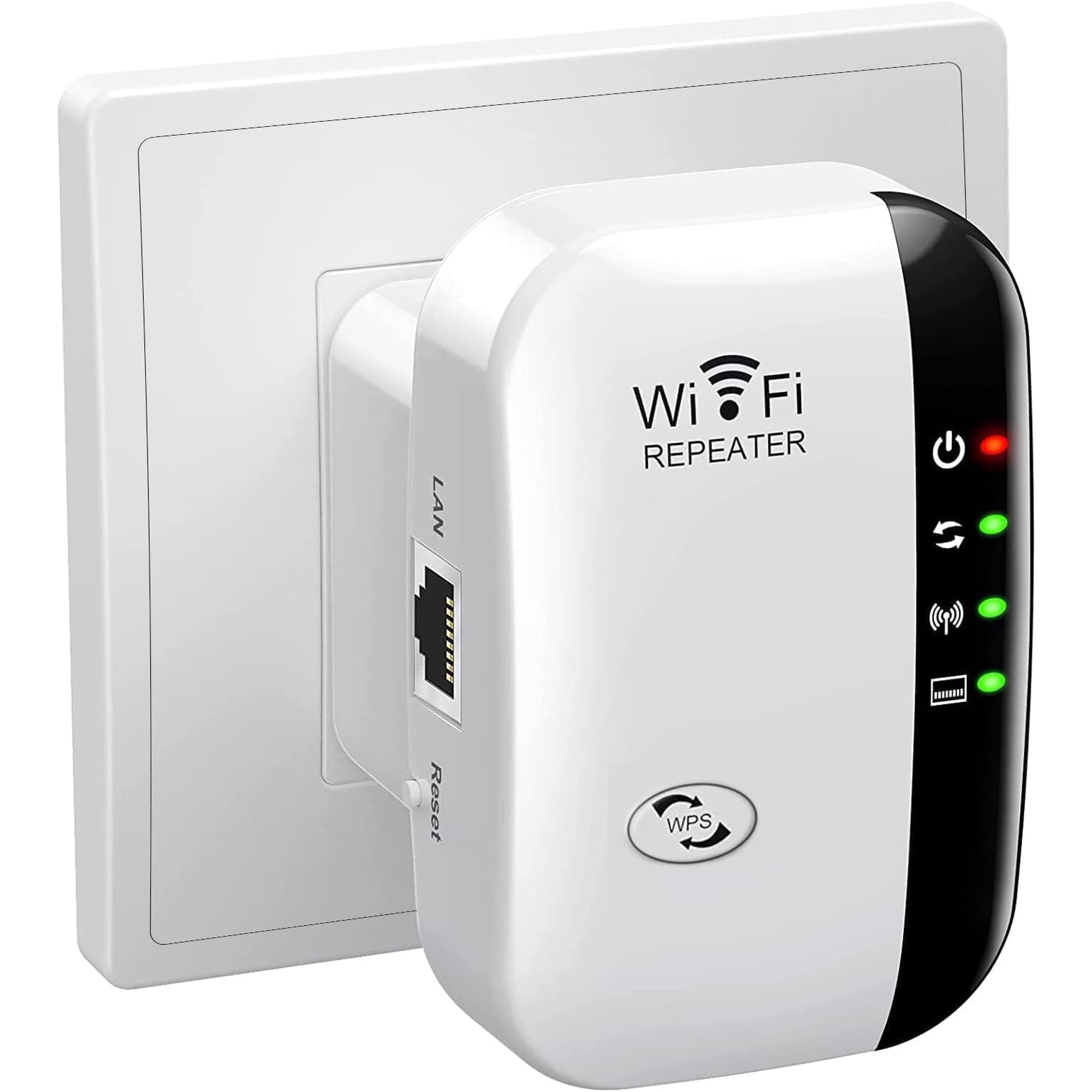 WiFi Extender, WiFi Signal Booster Up to 5800sq.ft and 52+ Devices, WiFi Range Extender, Wireless Internet Repeater, Long Range Amplifier with Ethernet Port,1-Key Setup, Access Point