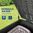 thumbnail image 6 of TROPOW 120 Gal Resin Deck Box, Waterproof Lockable Outdoor Storage Box, Versatile Outside Container for Package Parcels, Patio Furniture Cushions, Garden Tools & Pool Accessories, 6 of 7